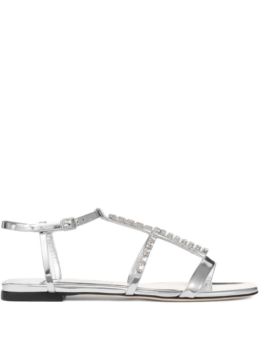 Сандалии Gwyn JIMMY CHOO, серебяный