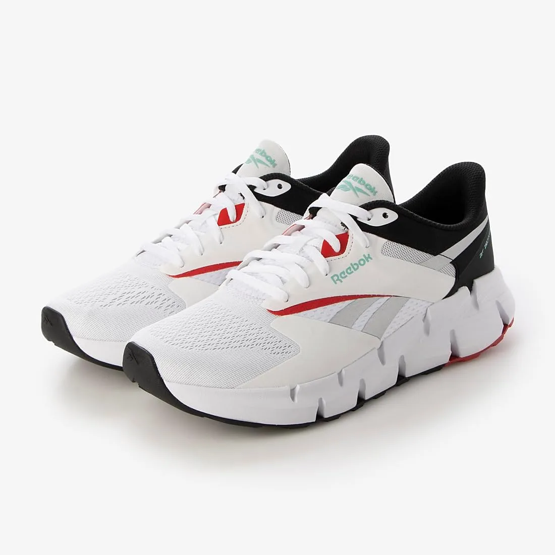Кроссовки Reebok унисекс Zig Dynamica 5, белый/черный — фото 3