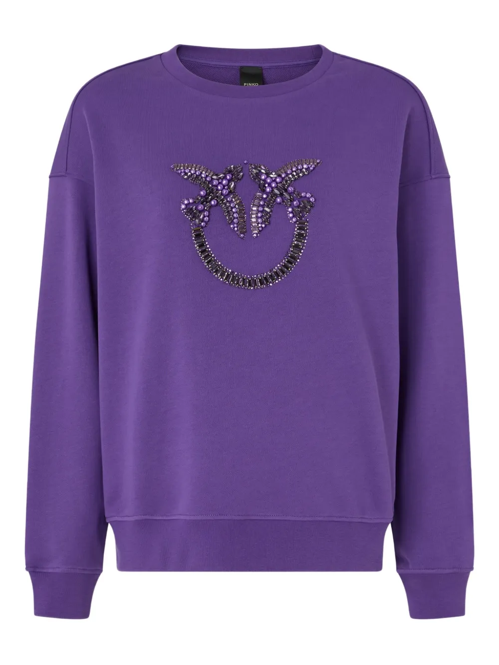 

Свитер с декоративными птицами PINKO, фиолетовый