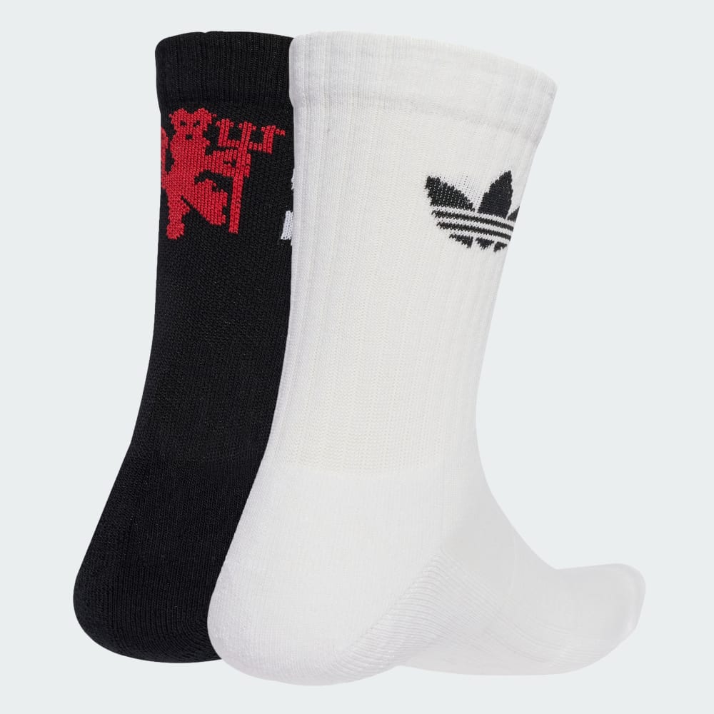 

Носки Adidas Manchester United Socks 2 Pairs, цвет White/Black/Mufc Red