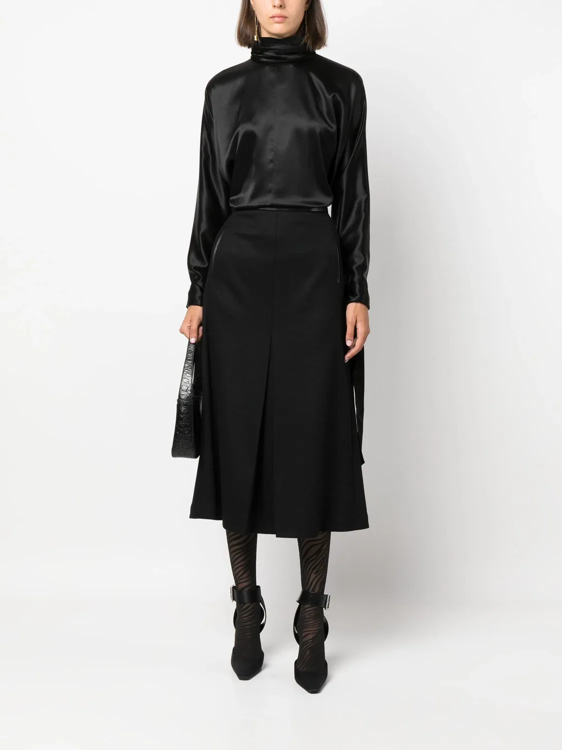 Черная юбка Saint Laurent — фото 2