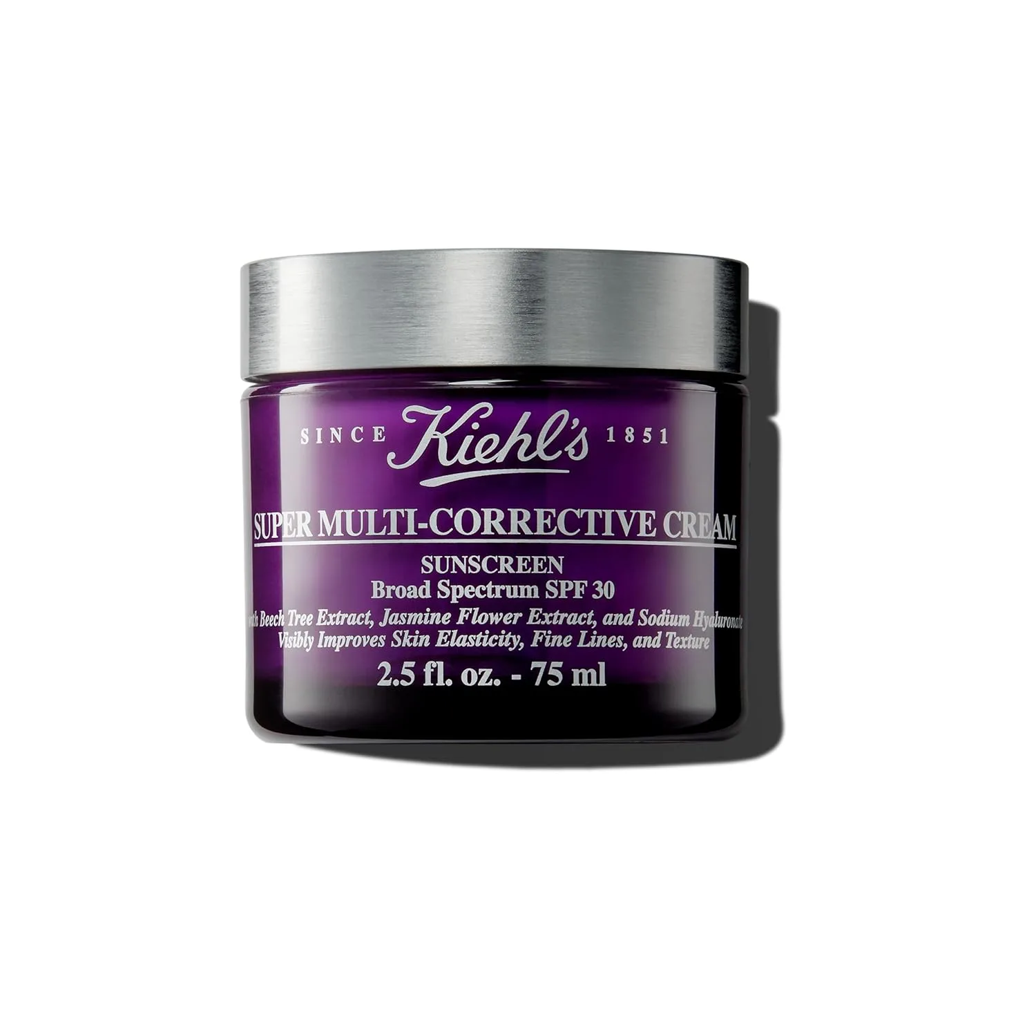 Kiehl's Super Multi-Corrective Cream SPF 30, антивозрастной увлажняющий крем для лица для всех типов кожи, защита от ультрафиолета, уменьшение морщин, упругость и улучшение текстуры кожи 74 мл / 75 мл