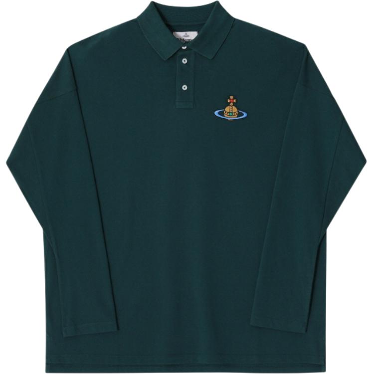 

Зеленая поло мужская Vivienne Westwood, зеленый