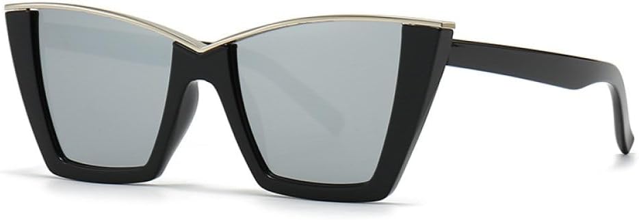 

Модные солнцезащитные очки «кошачий глаз» для женщин и мужчин, винтажные, класса люкс, солнцезащитные очки UV400, трендовые солнцезащитные очки generic, C6 Black Mercury