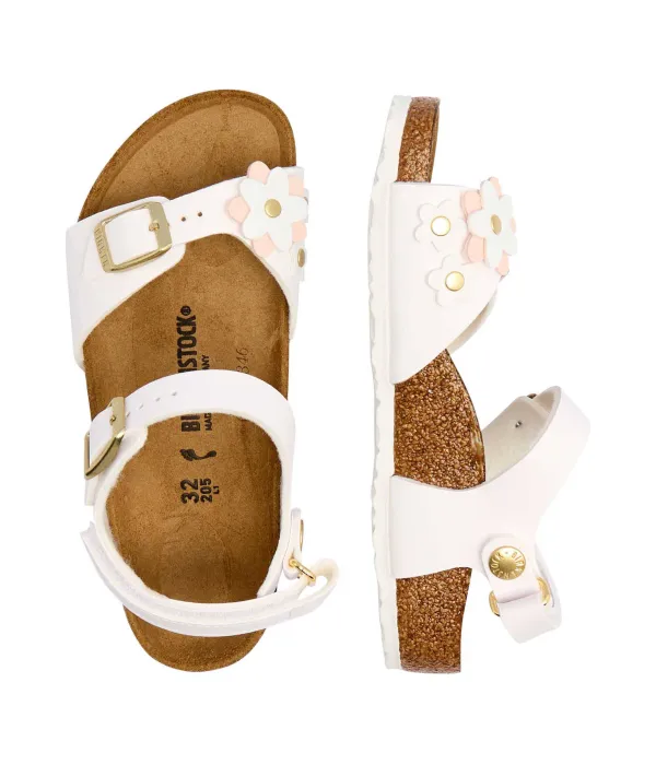 Рио простой как сандалии Narrow fit Birkenstock, белый — фото 4