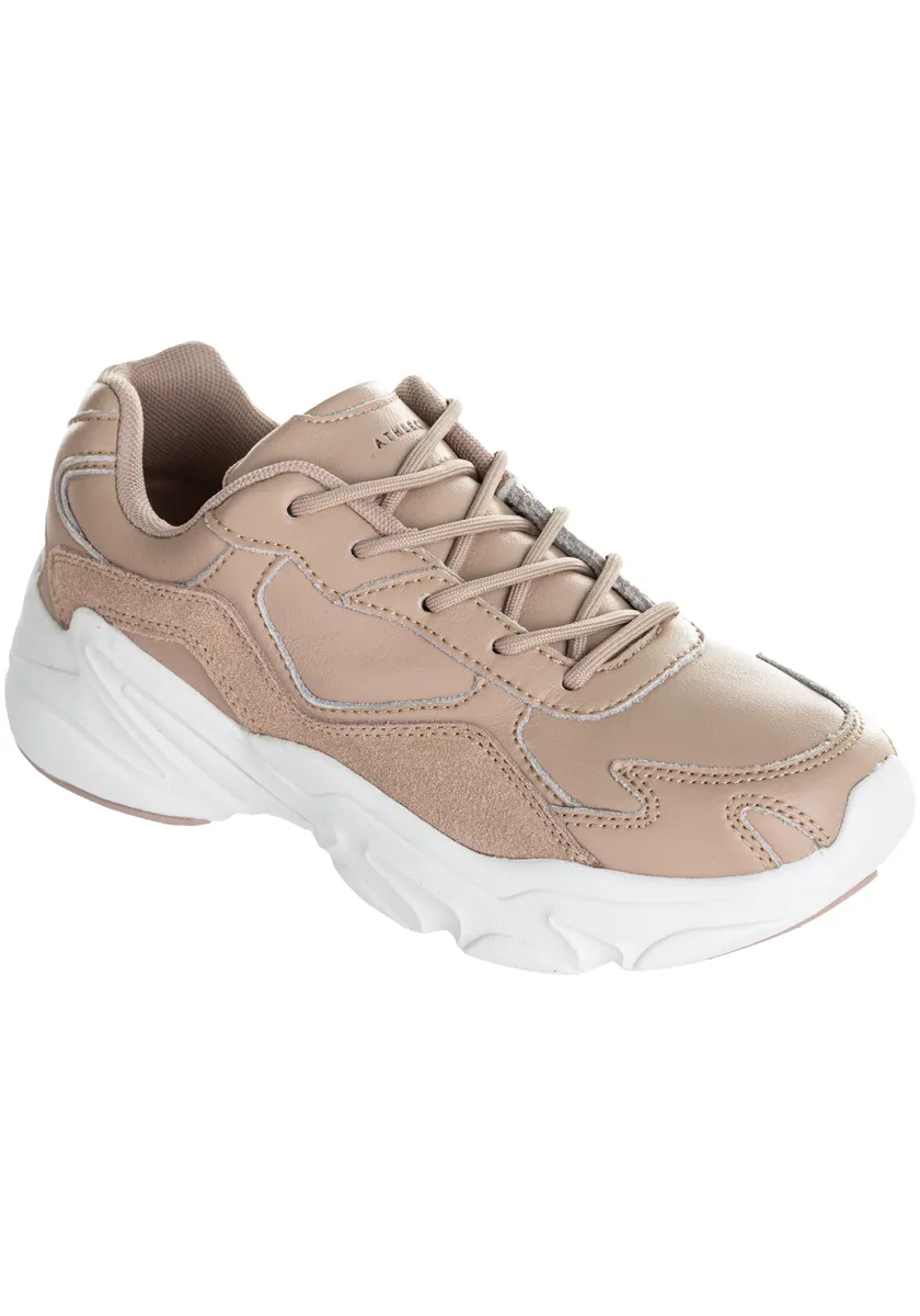 

Кроссовки ATHLECIA "CHUNKY Leather Trainers", в спортивном стиле, цвет Nude