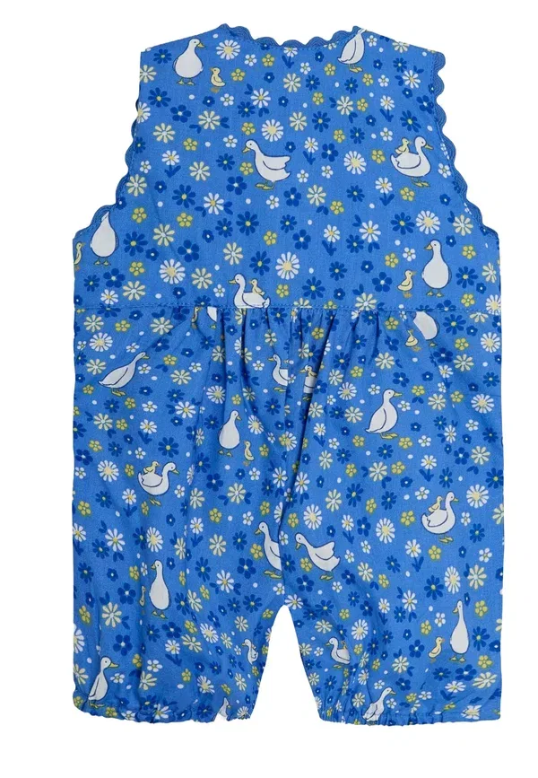 Комбинезон Regular fit Jojo Maman Bébé, синий с цветочным принтом — фото 2