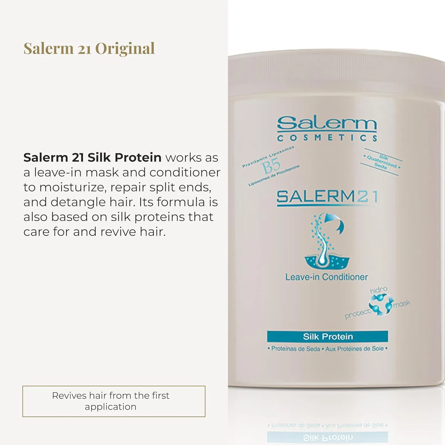 Женский несмываемый кондиционер «21 Silk Protein» от Salerm Cosmetics Salerm — фото 2