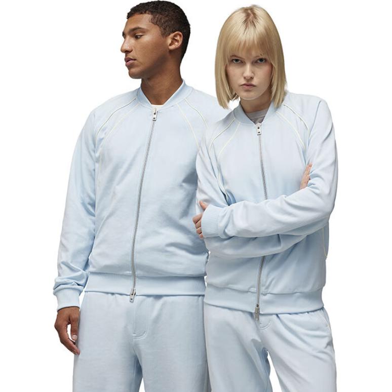 Y-3 Куртка Y 3 Unisex Sky Blue с бейсбольным воротником — фото 3