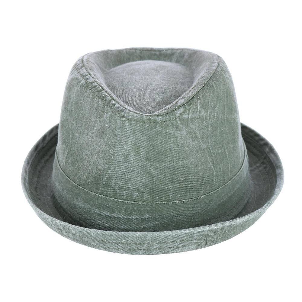 

Мужская джинсовая хлопковая шляпа Fedora Epoch Hats Company, цвет Olive