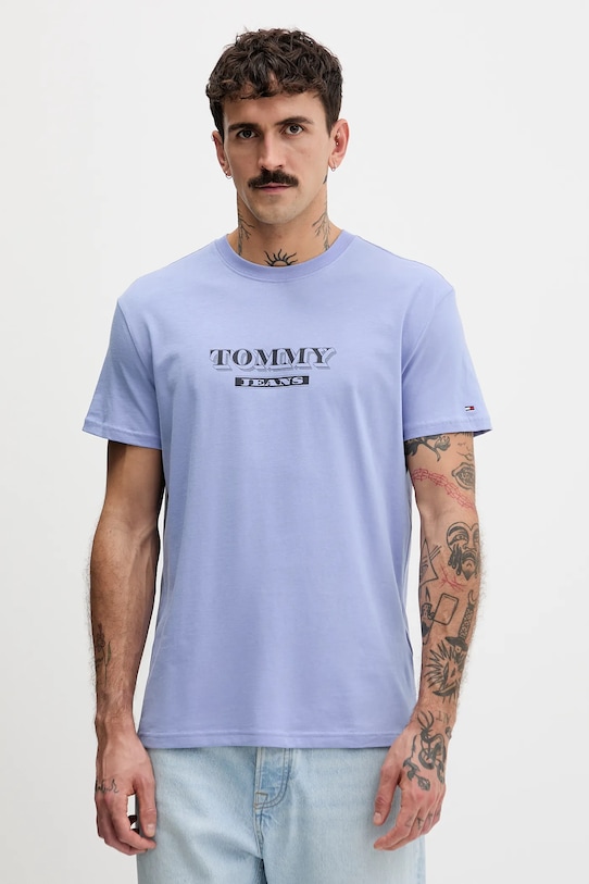 

Хлопковая футболка Tommy Jeans, синий