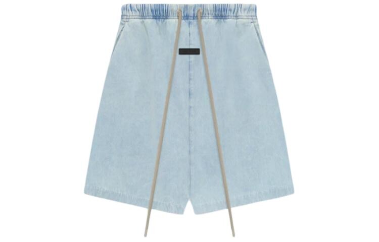 

Расслабленный короткий Fear Of God Essentials, цвет Wash denim /Light Washed Denim