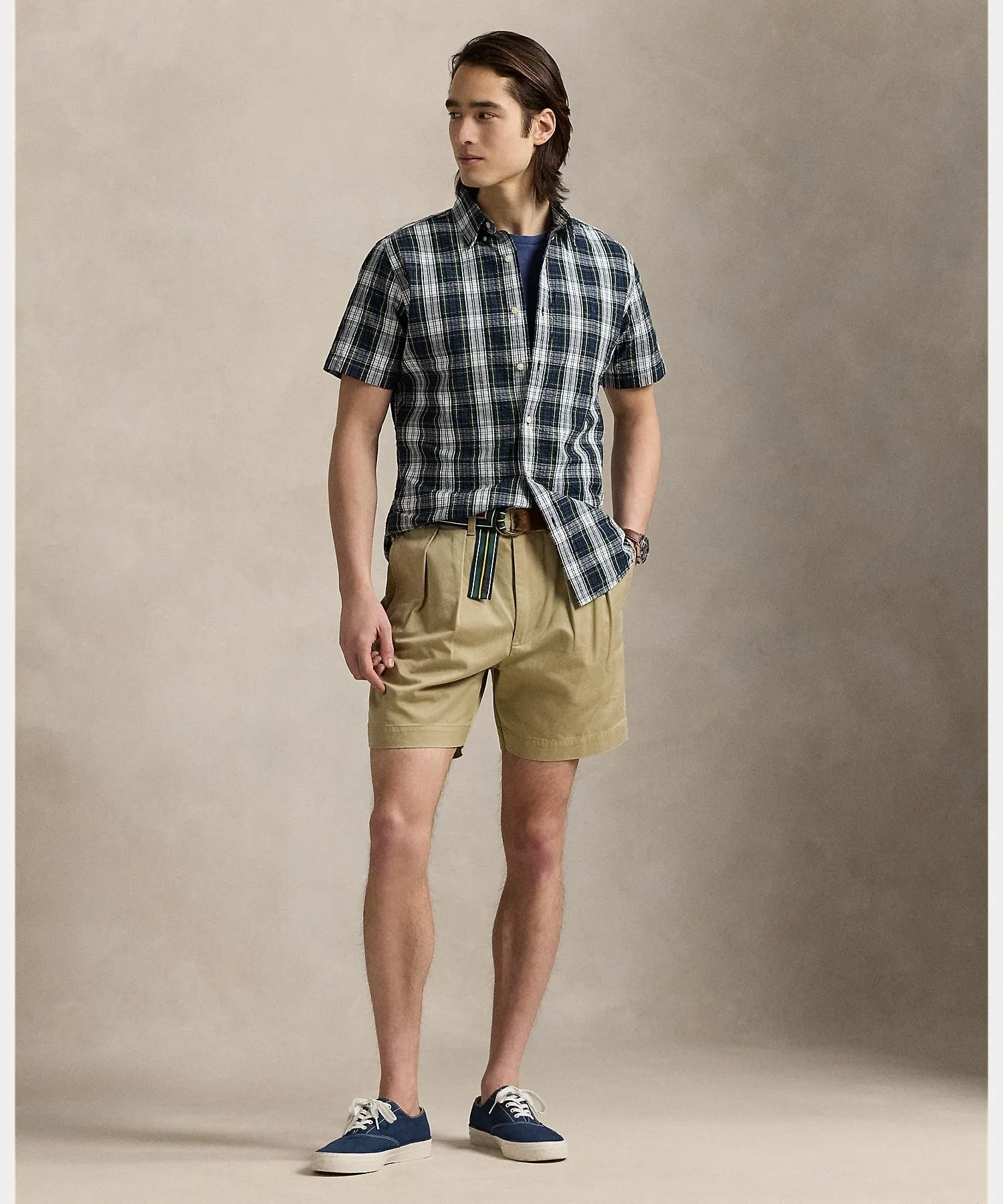 Мужская рубашка Polo Ralph Lauren классического кроя в клетку — фото 3
