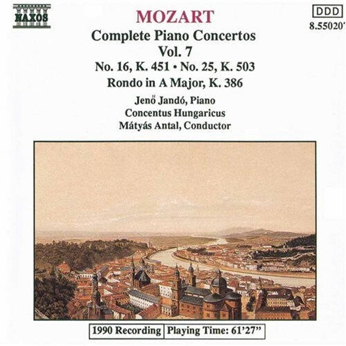 

CD диск Mozart / Jando / Antal: Piano Concerti 16 & 25