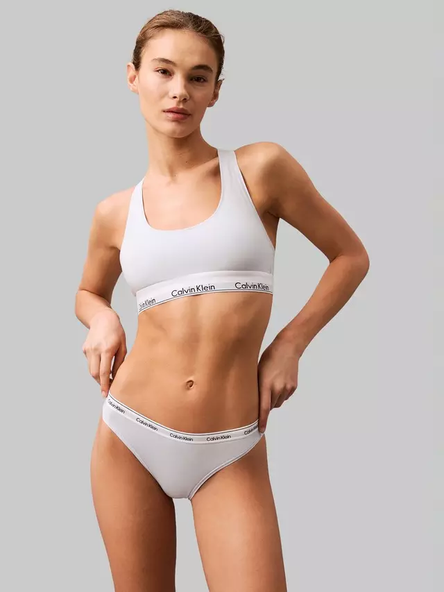 

Трусики бикини Calvin Klein Modern Logo Cotton, цвет plein/air