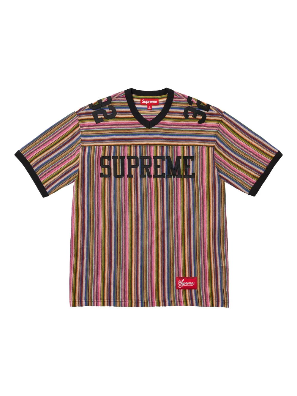 Футболка Open Knit Football Supreme, розовый