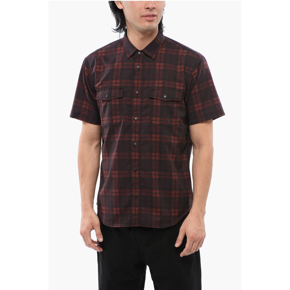 

Клетчатая рубашка MESH с короткими рукавами Woolrich, Red