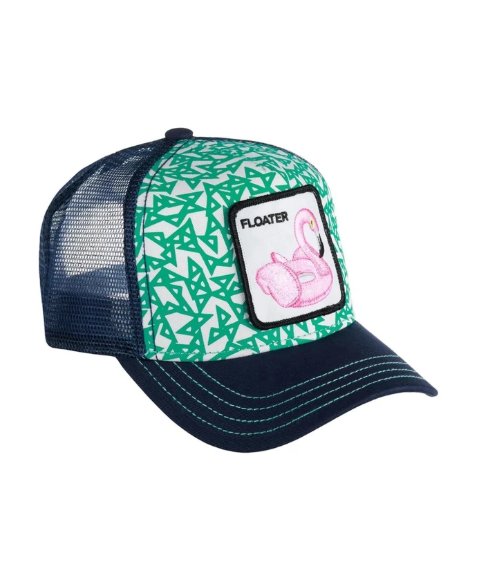 

Синяя бейсболка-тракер унисекс Goorin Bros, мультиколор