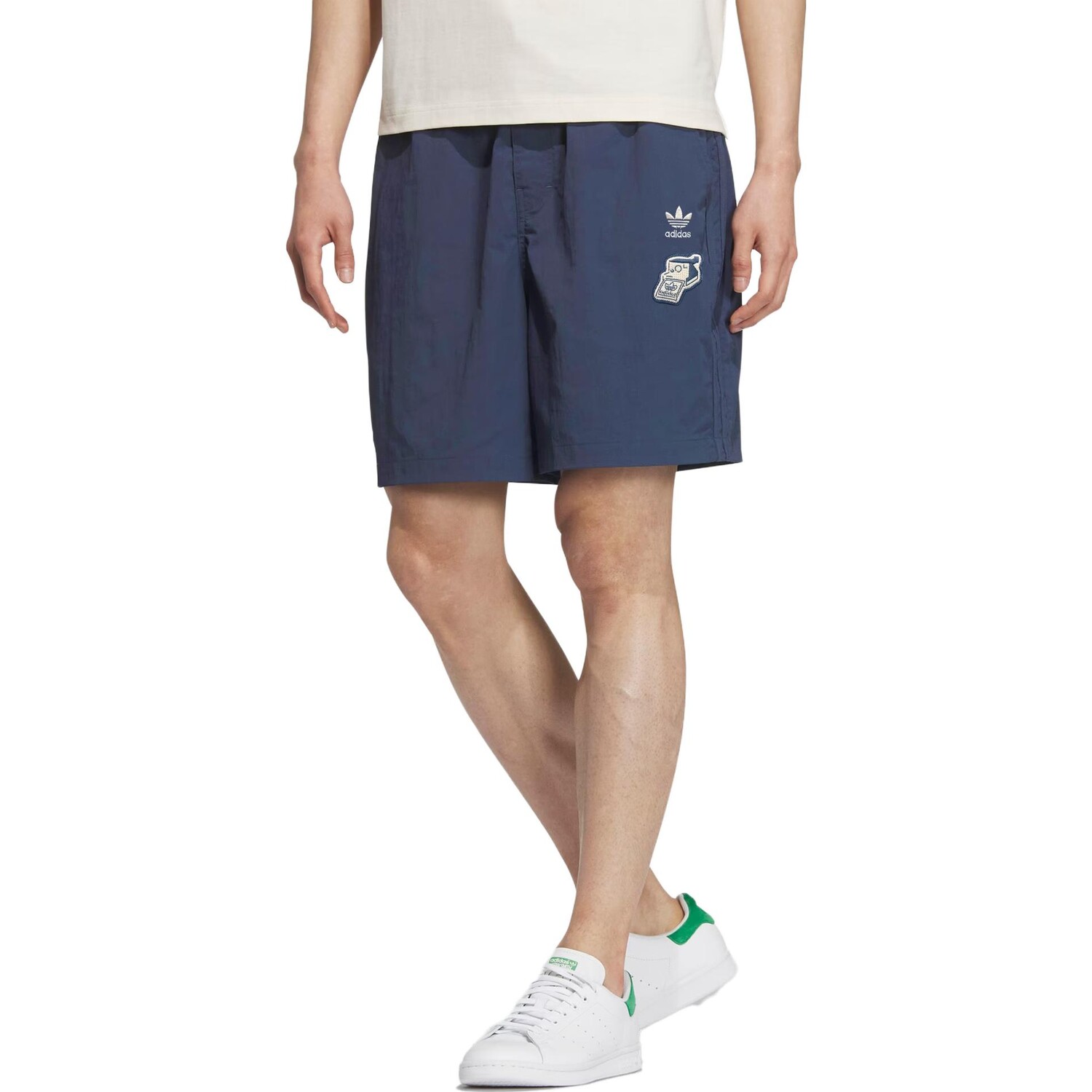 NAGABA SPORTSWEAR повседневные шорты мужские темно-синие Adidas Originals, темно-синий — фото 2