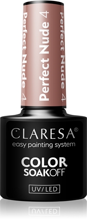 

Гибридный лак для ногтей Claresa SoakOff UV/LED Color Perfect Nude, 4 5 g