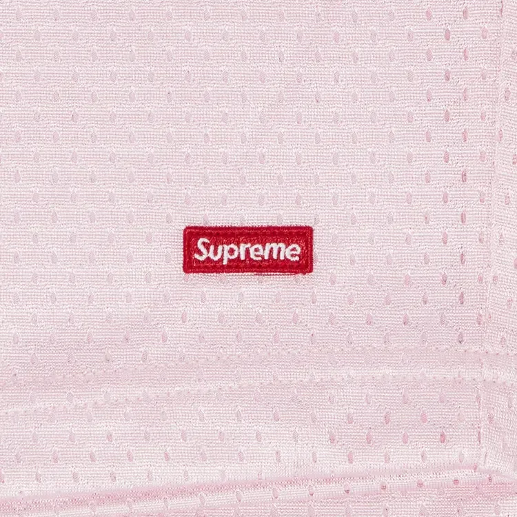 Шорты Supreme Small Box Baggy Mesh Short 'Pink' — фото 3