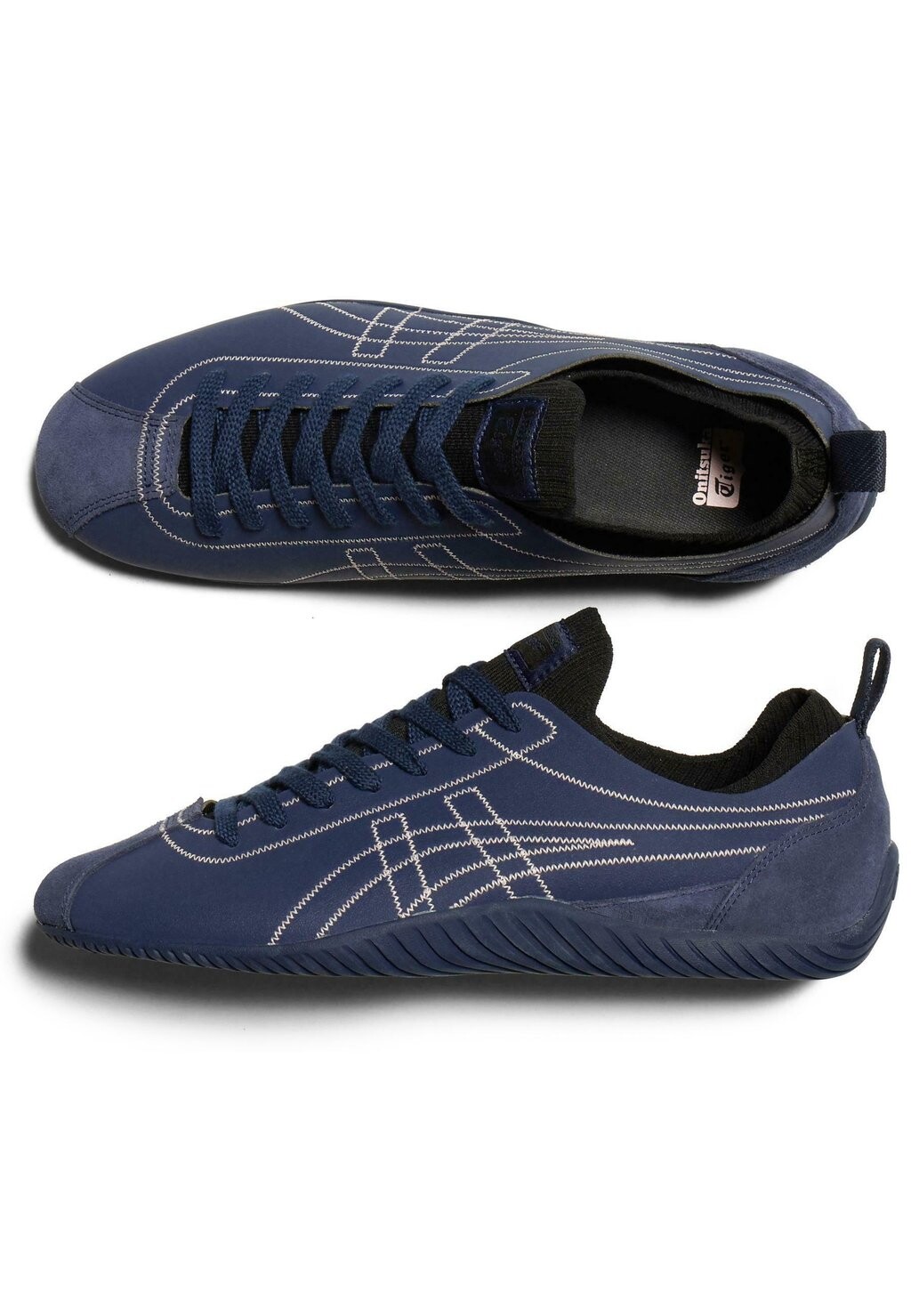 Низкие кроссовки Sclaw Onitsuka Tiger, бушлат из сахарной ваты — фото 4