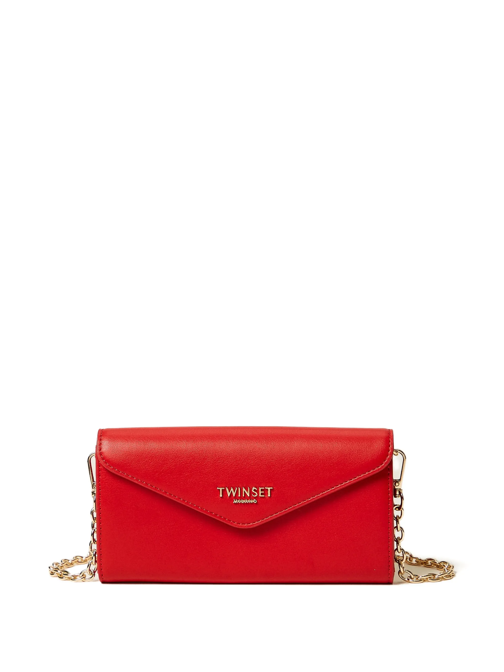 

Мини-сумка с цепочкой Twinset, красный
