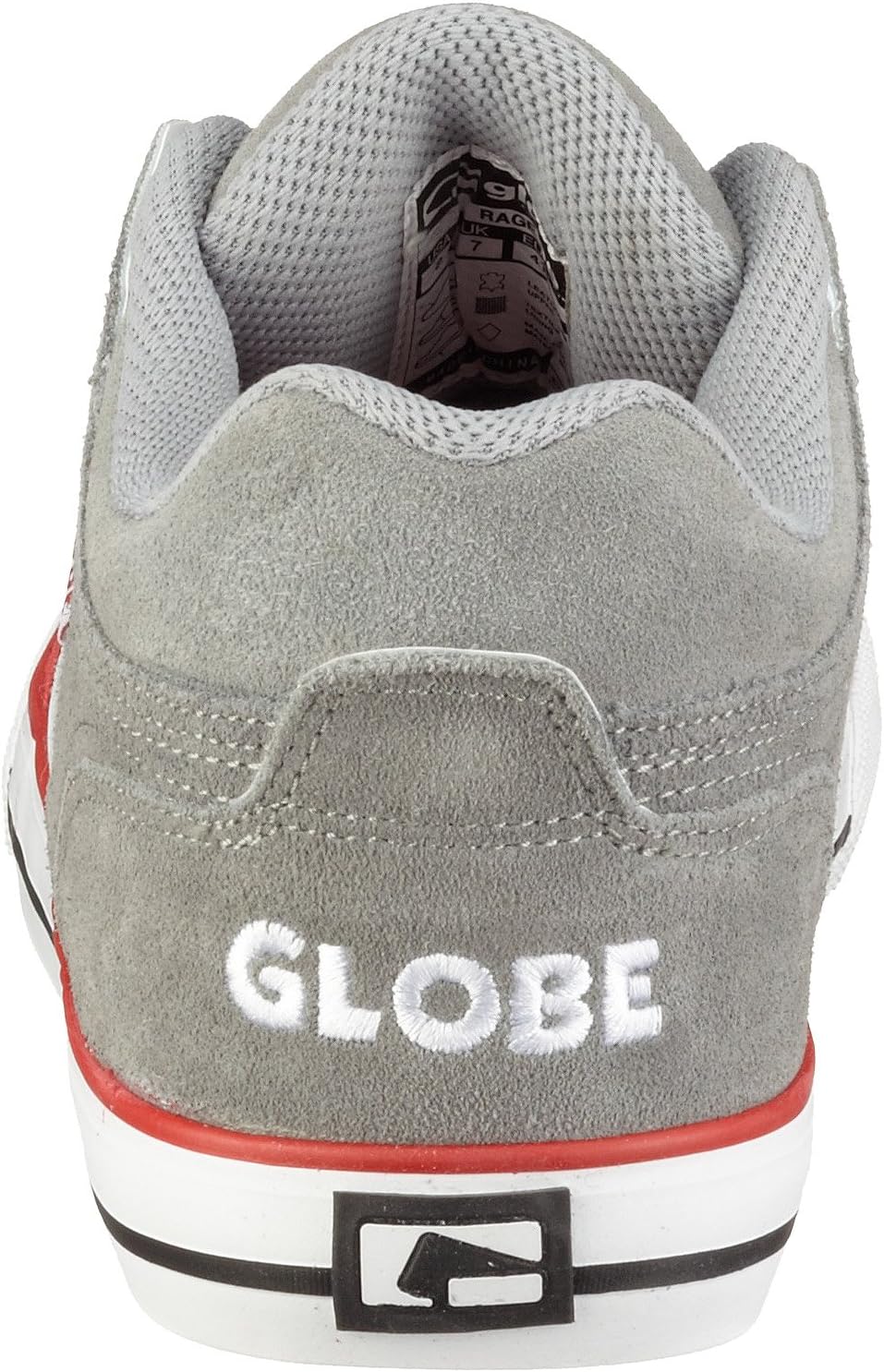 Мужские кроссовки Globe Rage GBRAGE - Скейтбординг, белый/красный/серый — фото 3