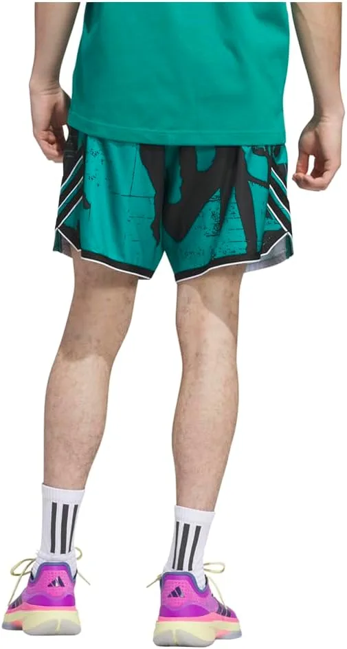 adidas мужские шорты casual green — фото 3