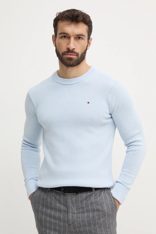 

Хлопковый свитер Tommy Hilfiger, синий