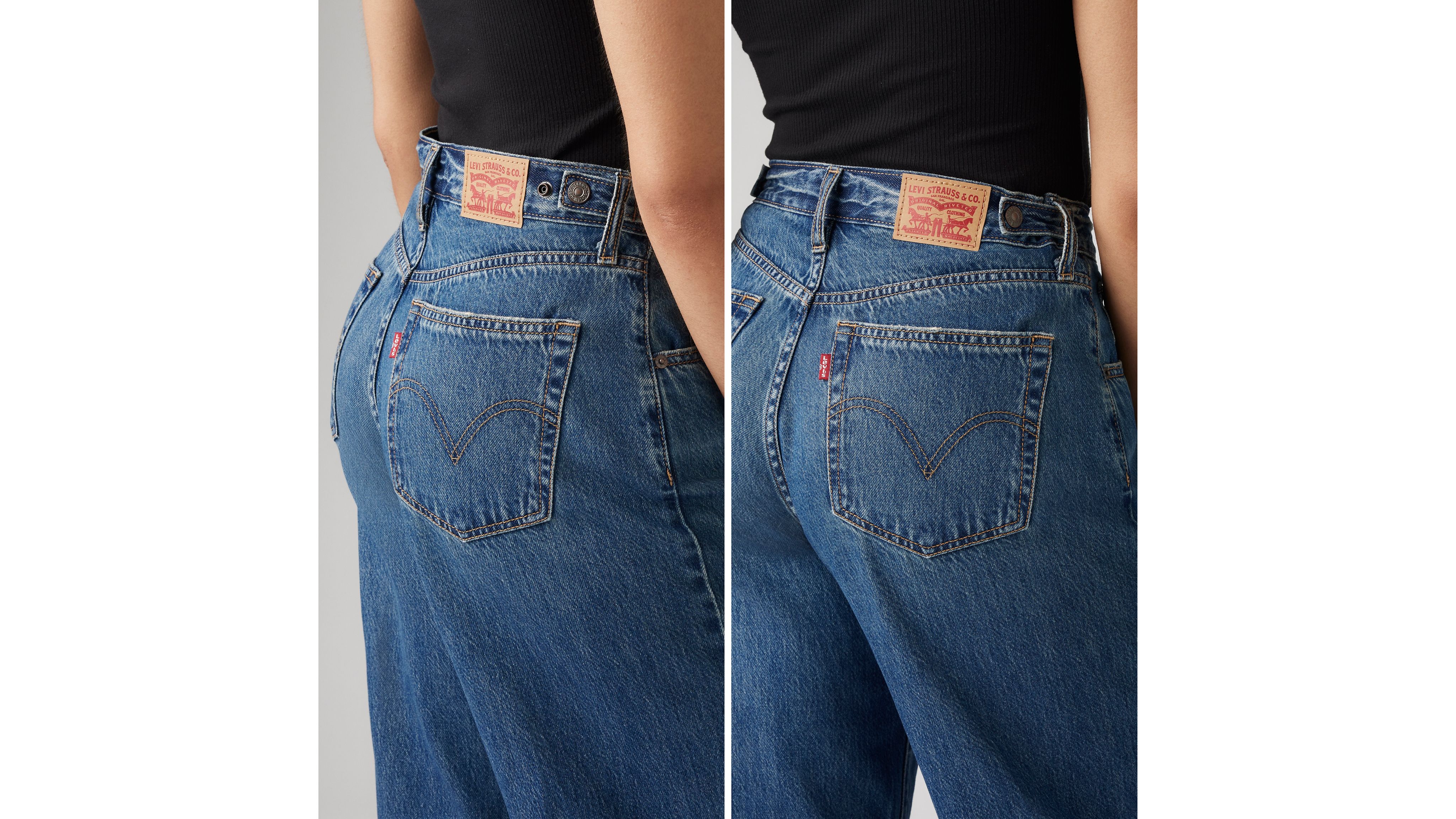 Женские джинсы Levi's Cinch Baggy Lightweight, синий — фото 4