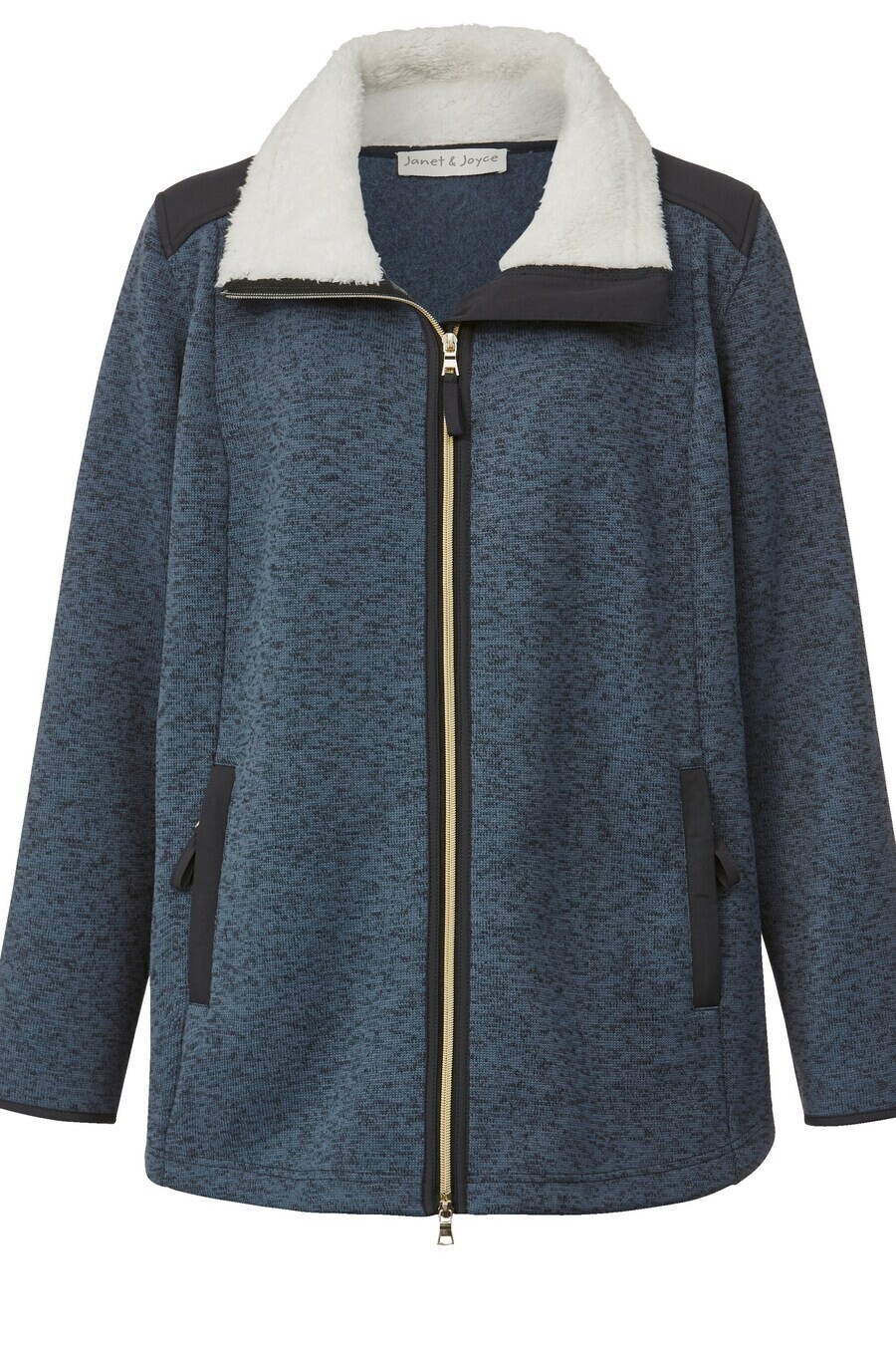 

Вязаный кардиган Janet & Joyce Knit Cardigan, синий деним