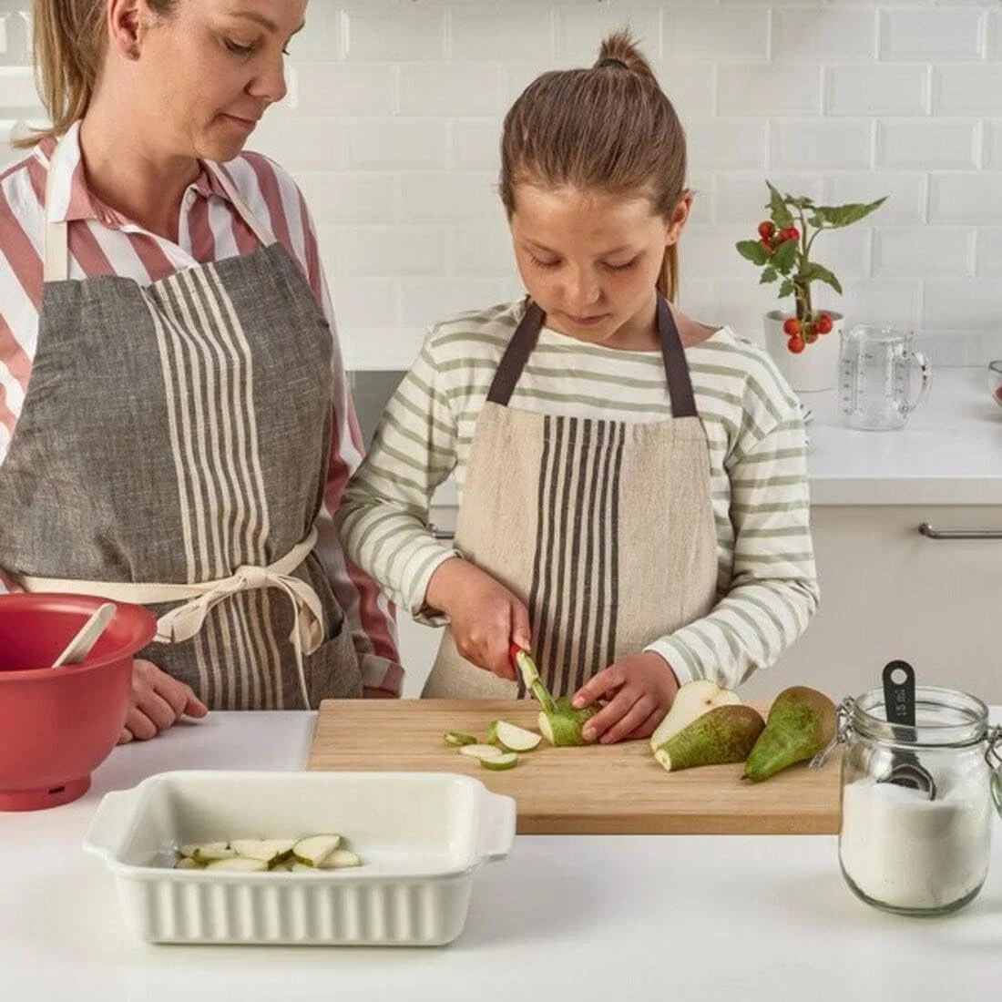 Детский набор ножей «Smabit» из 2 предметов, бирюзовый и красный, от IKEA — фото 2