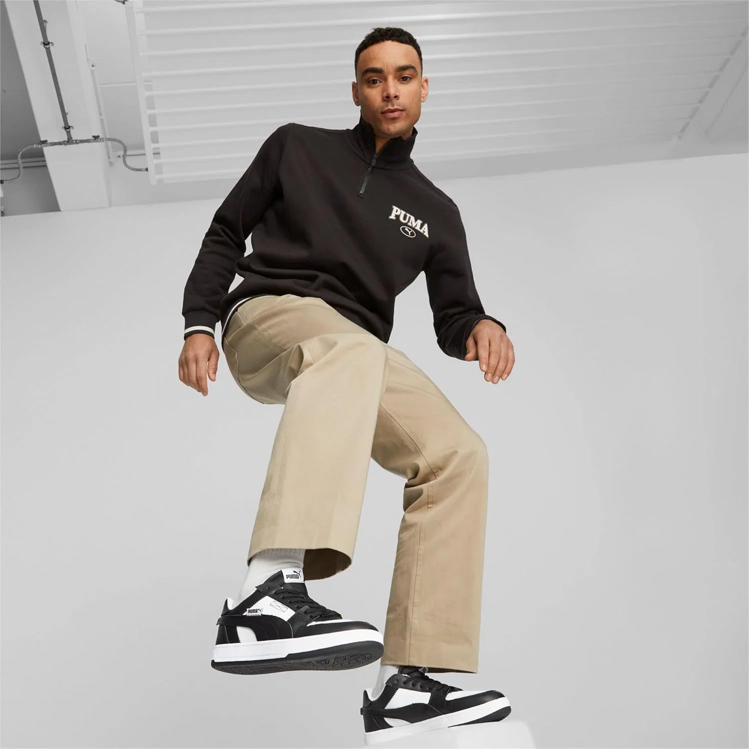 Кроссовки PUMA Unisex Caven 2.0 Wip, 2 0 Vtg White Black — фото 3