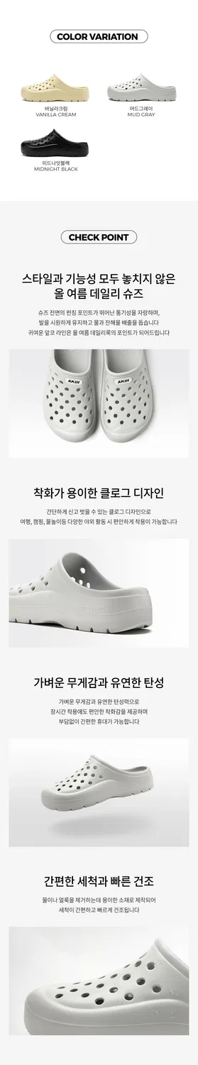 Мужские клоги Rain Clog Youth Midnight Black от Akiii Classic — фото 2