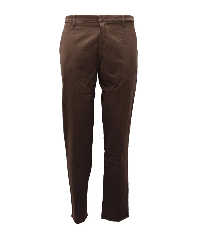 

Хлопковые брюки с узором, модель Gaubert. Dondup, коричневый