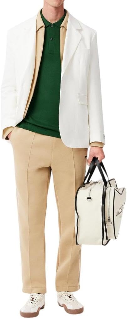 Поло Lacoste Super Light, мужское, спортивное, зеленый — фото 4