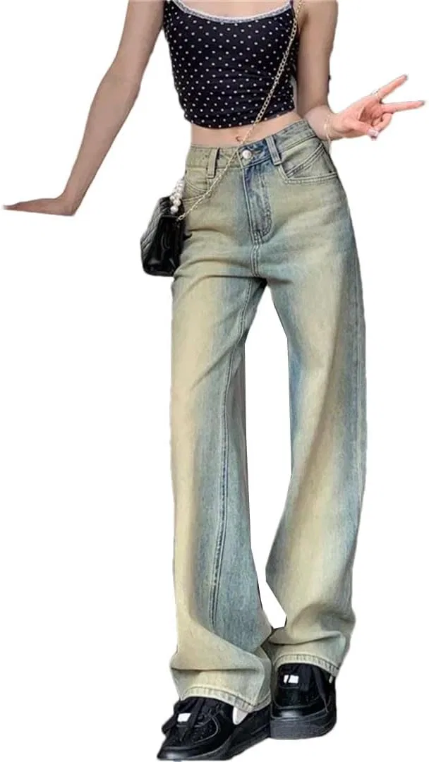 Джинсы свободные Woman's Cargo Jean Retro, синий
