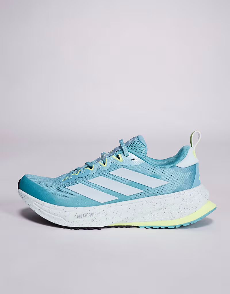 Кроссовки Adidas Running Supernova Rise ATR бирюзового и желтого цветов — фото 4
