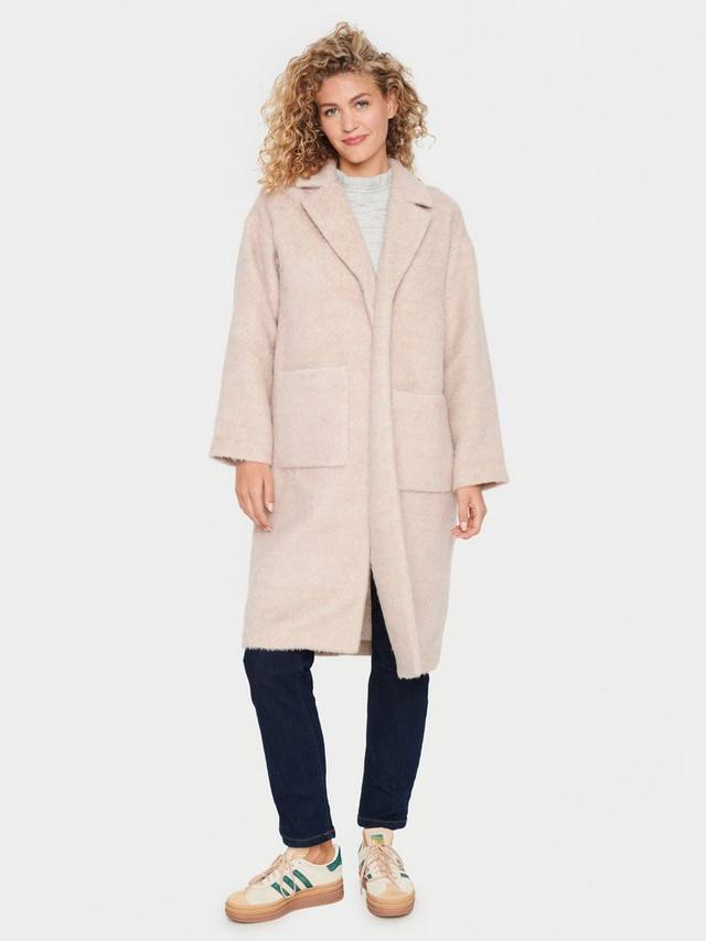 

Пальто из смеси шерсти cora Saint Tropez, цвет Sepia Rose Melange