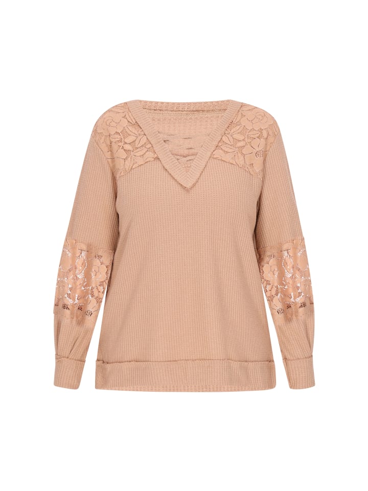 

Женский свитер бежевого цвета usha FESTIVAL