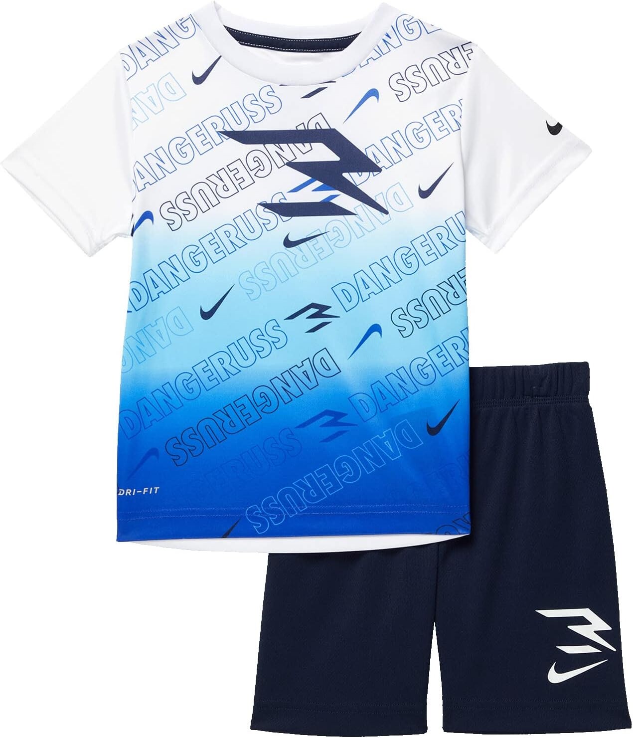 

Детский набор Nike Dangeruss Tee Set, цвет Fluoro Blue