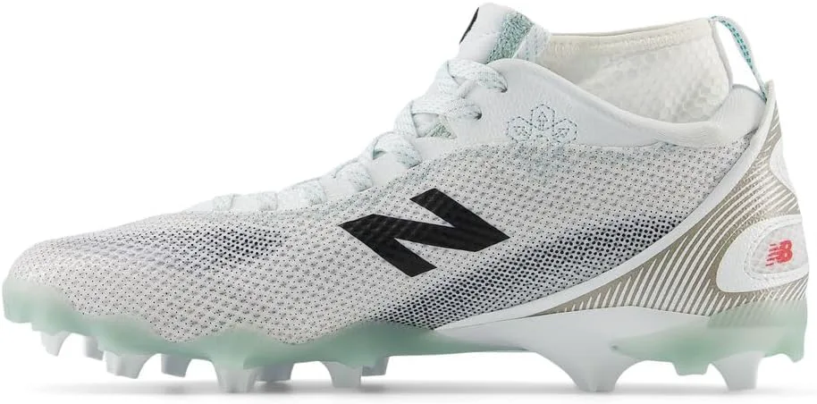 Мужские кроссовки для лакросса New Balance Freezelx V5, белый/черный — фото 3