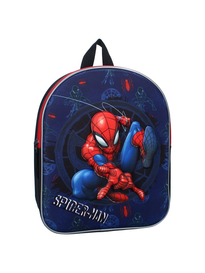 

Spiderman Рюкзак, школьный рюкзак с большим основным отделением, синий