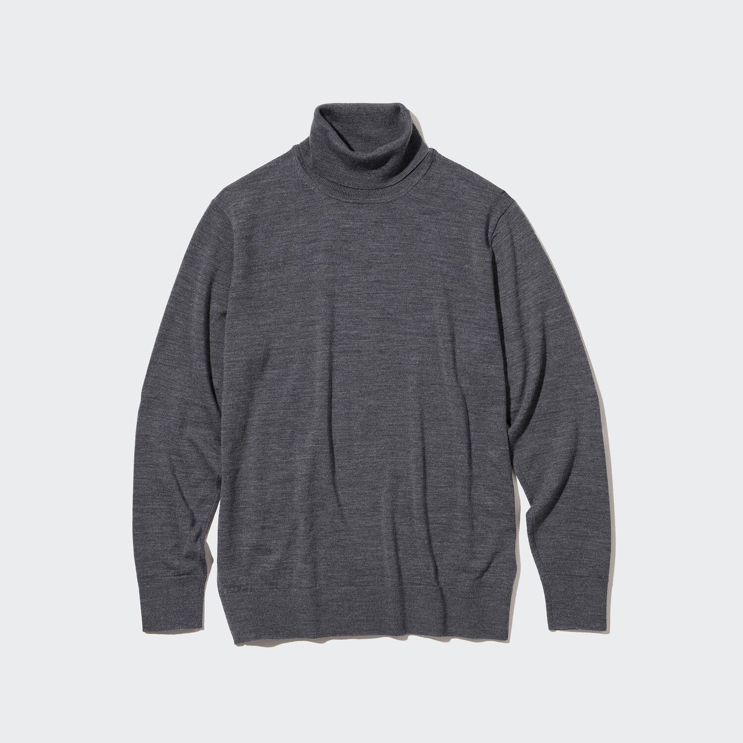 Водолазка Uniqlo мужская из шерсти мериноса, красный — фото 4