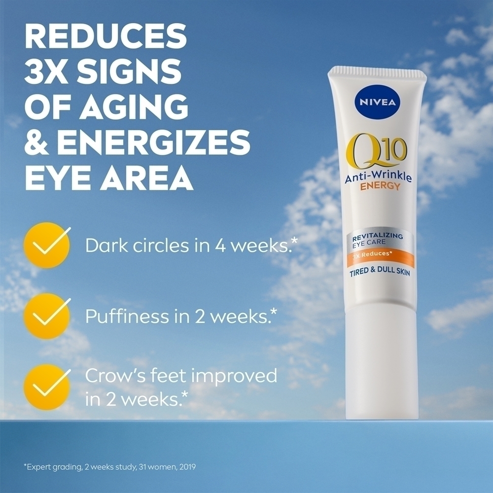 Крем для глаз против морщин с Q10 Energy Nivea, 15 мл — фото 3