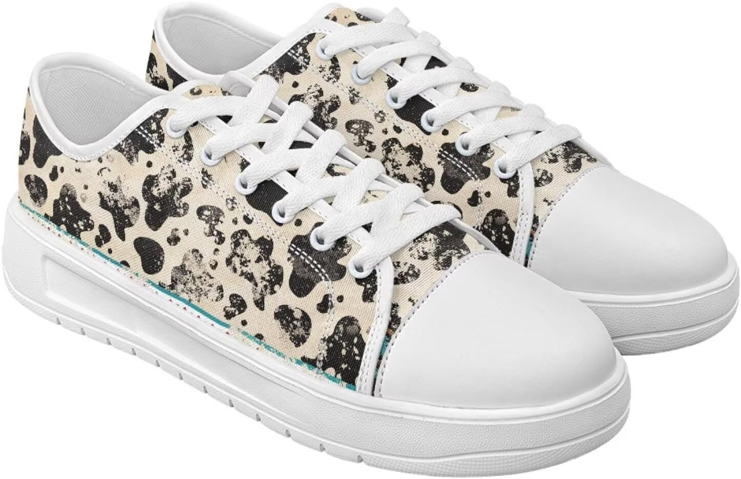 

Летние повседневные кроссовки для женщин и мужчин Fonplted, модные взрослые тканевые туфли с флаговым узором, Retro Leopard Print