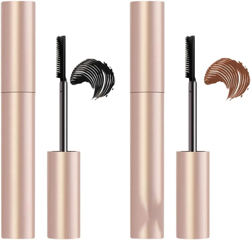 Тушь для ресниц водостойкая Yingqible Curl Mascara, черный+коричневый