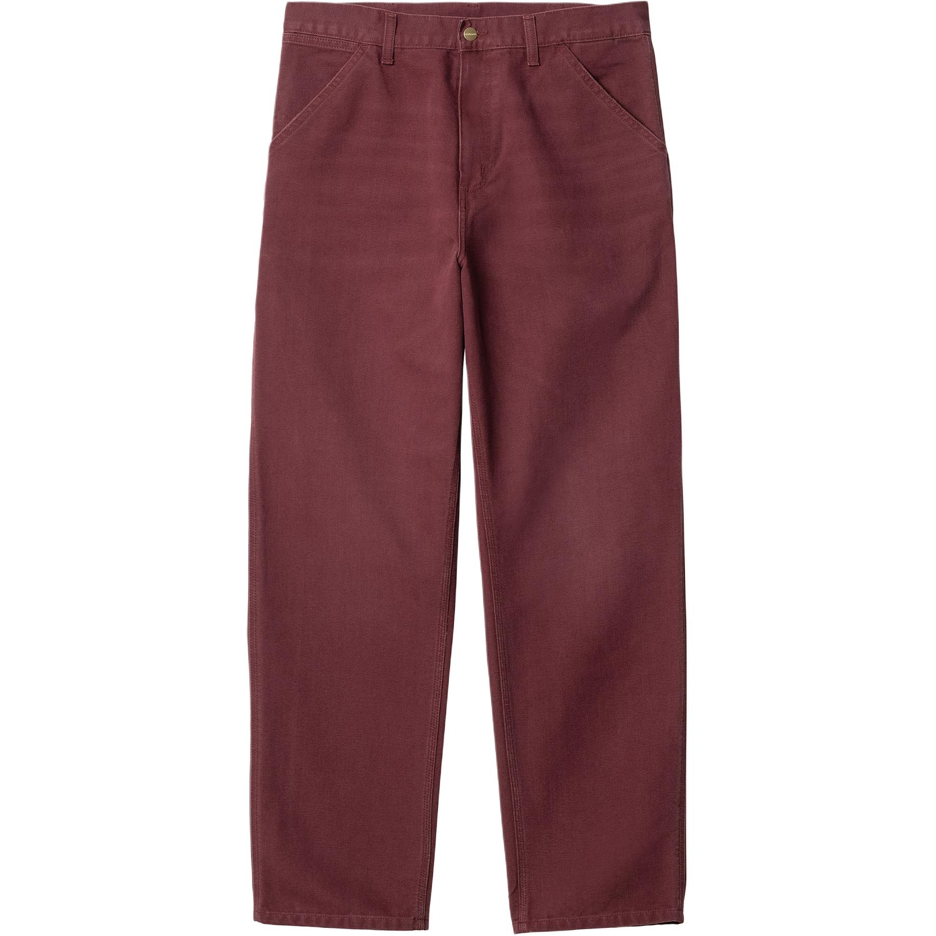 

Брюки с усилением на одном колене Carhartt WIP, Burgundy