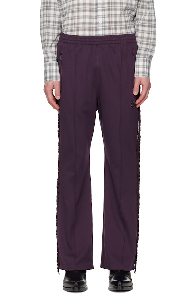 

Спортивные брюки-клеш с бахромой Needles, фиолетовый